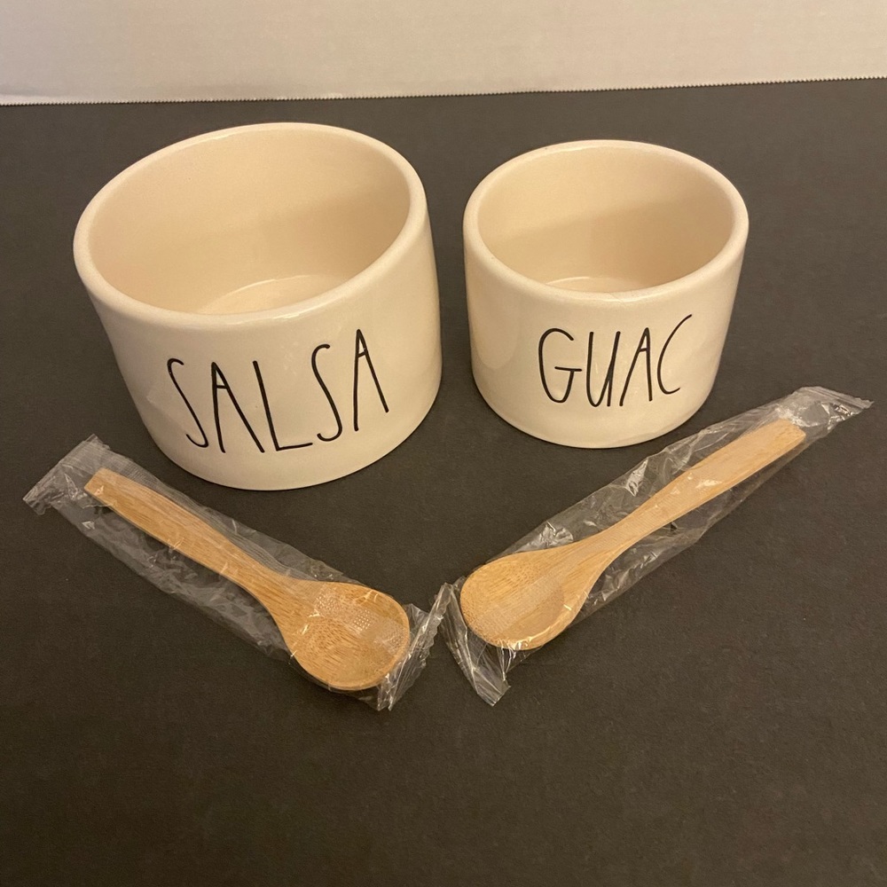Rae Dunn Salsa/Guac Serving set